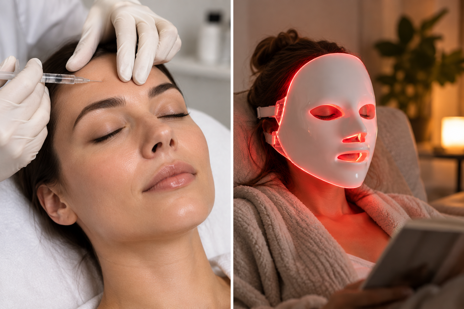 Red Light Therapy vs Botox